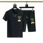 new louis vuitton lv hawaiian t shirt shorts lv logo s_a62506